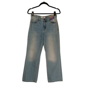 CHEROKEE Bootcut Light Medium Blue Adjustable Waist Girl's Jeans 14 NWT